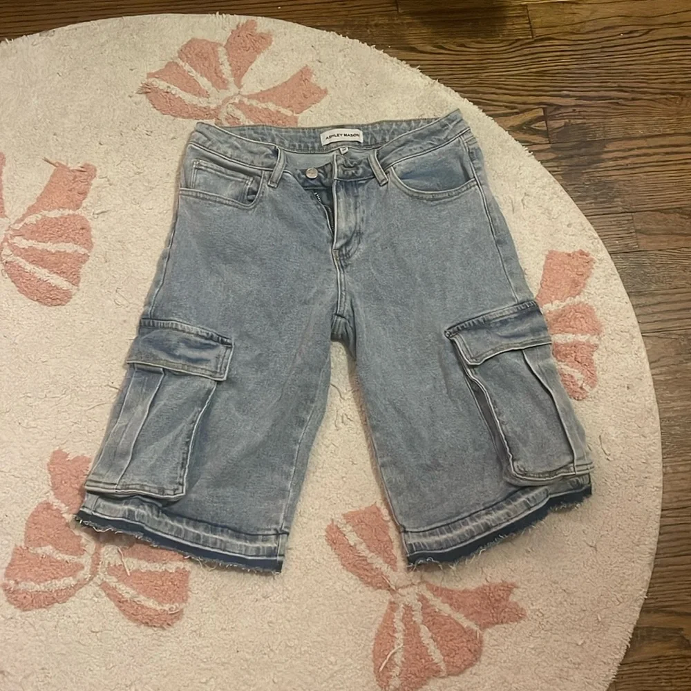 Cargo Denim Jorts